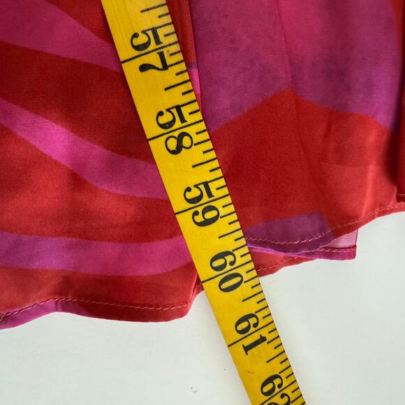 HUTCH ANTHROPOLOGIE Dress XL Ciara Zebra Striped Wrap Puff Sleeve Tie Closure - Picture 14 of 14